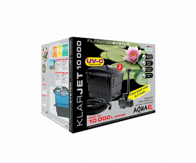 AQUAEL KLARJET UV 10000 Прудовой комплект для до 10 m³ (проточный фильтр, насос PFN 3500, стерелиз.